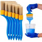 6PCS Chalk Wax Paint Brush For Crafts 1 In 1.5 In 3 In 4 In for sale