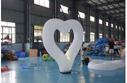 China 2.5M Diameter Inflatable Lighting Decoration Heart Belt LED Light supplier