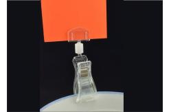 China Multifunctional Plastic POP Display Clip for Supermarket Shelf , 80mm width supplier