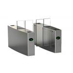 Passenger flow control brushless DC motor sliding metro turnstile with infrared photocell for sale