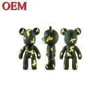 OEM 3D PVC Character Cartoon Figure Keychain Custom Design Plastic Figurine  Keychain Toy for sale