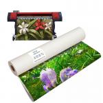 China Waterproof Glossy Polycotton Canvas Water-Based Inkjet Printing 400gsm Canvas Roll manufacturer