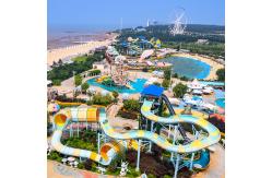 China 370m2/465m2 Playground Water Park Speed Water Slide Water Play Equipment supplier