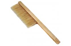 China Bee Brush With Wooden Handle Double Row Bristle for Beekeeping supplier