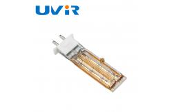 China Twin Tube TC04 500W 115V Quartz Infrared Lamp Heater with Gold Reflector supplier