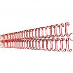 25 Sheets 1/4 Double Loop Hardback Wire Binding For Notebook / Calendar