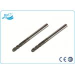 4mm - 25 mm Shank Diameter Solid Carbide End Mill , 2 - 4 Flute End Mill for sale