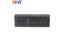 China Clamp On Desktop Power Outlet With Network 1.5 Meters Cable Length supplier