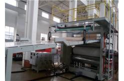China Stone Plastic Sheet Extrusion Line , Fully Automatic PVC Marble Sheet Machine supplier
