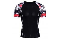 China Military Long Sleeve Rash Guard Environmental Friendly Material Flatlock Stitching supplier
