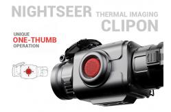 China Unique One Thumb Operation Thermal Optic Sight For Day & Night Animal Observation supplier