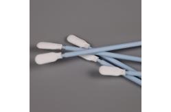 China Double Layered Industrial Computer Cleaning Wipes Cleanroom Polyester Swabs For Electronics Printers supplier