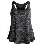 Regular Length Women'S Sequin Tank Tops / Girls Cotton Tank Tops Dot Pattern for sale