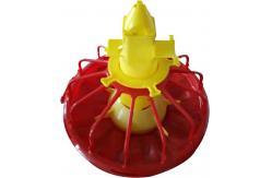 China Broiler Poultry Pan Feeding System Round Feed Pans For Chickens supplier