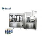 1000ml Aluminum Beer Canning Line Sanitary Design Can Filling Sealing Machine for sale