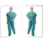 Breathable Disposable Medical Gowns SMS PP Short Sleeve Garments Comfortable for sale
