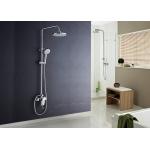 Solid Brass Round Rain Shower Set 3 Way Water Flow ROVATE High Durability for sale