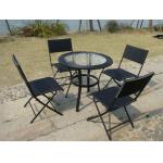 Riverside European Style Dining Furniture Sets With Folding Chair for sale