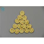 Comfortable Powder Free Yellow Latex Esd Finger Cots For Electronics Factory Use for sale
