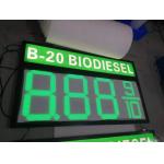 2 Lines Led Gas Station Sign With Price Name IP65 Waterproof