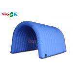 Inflatable Lawn Tent 5x5x3mH Blue Inflatable Tunnel Tent Oxford Cloth For Exhibition for sale