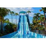 Aqua Park Swimming Pool Custom Games Multiple Fiberglass Water Slide for Adults for sale