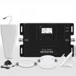 2G 4G Dual Band Signal Booster 900MHz 1800MHz 70dB Gain With LCD