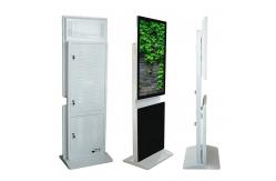 China 360 Degree Rotating Kiosk Display 400 Nits With Built In Ventilation System supplier