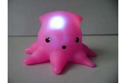 China Water Activate Floating Light Up Bath Ducks Toy Cute Rubber Dolphin / Turtle supplier