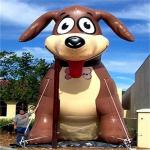 Lovely Inflatable Dog Inflatable Animal Model For Outdoor  2 Years Warranty for sale