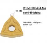 Wnmg080404-Ma External Peach CNC Lathe Blade Peach Shaped Outer Circular Cutter Head Turning Tool Grains for sale