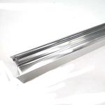 6063 T5 Bright Silver Polished Aluminum Profile Building Decoration
