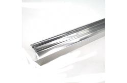 China 6063 T5 Bright Silver Polished Aluminum Profile Building Decoration supplier