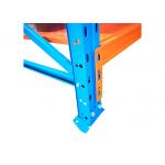 Customized 4.5T Per Layer Heavy Duty Pallet Racks Metal Warehouse Powder Coated
