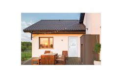 China Right Outswing Exterior Casement Window Door Aluminium Steel Frame supplier