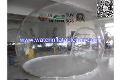 China Custom Printed Inflatable Bubble Tent , Waterppol Inflatable Spleeping Tent supplier