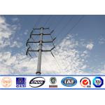 18m 240kv Metal Transmission Line Electrical Power Pole For Steel Pole Tower for sale