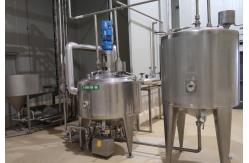 China 200-500 Kw Uht Milk Processing Plant PET Bottle Package Auto CIP Cleaning supplier