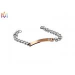 ODM Curb Cuban Link Chain Personalised Mens Engraved Bracelets