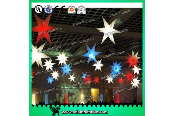 Beautiful 210T Polyester Cloth LED Lighting Inflatable Star a
