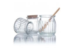 China 5Oz 8Oz 200Ml Small Glass Food Containers Pudding Jars For Bird Nest supplier
