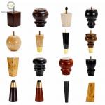 Custom Solid Wood Furniture Legs Modern Heavy-Duty Solid Wood Cabinet Legs Wooden Support Feet Accessories for Sofas and Chairs for sale