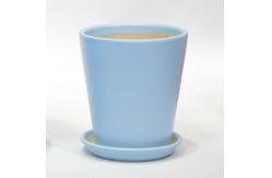 China Round Modern Ceramic Planters Lightweight for Home Decor supplier