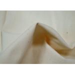Pure Organic Cotton Canvas / Plain Woven Fabric Natural Fiber For Garment for sale
