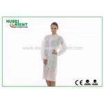 Colorful Polypropylene Disposable Laboratory Coats With Customized Weight And Zip Closure for sale