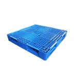 Industrial Double Faced 43x43 HDPE Plastic Pallets Blue for sale