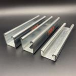 Hot Dip Galvanized Custom Finish EG Slotted Unistrut Channel for sale