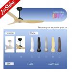 Remote Control 220v 3 Blade Ceiling Fan With Led Light 6 Speed