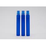 5ml 8ml 10ml Frosted Spray Bottle Blue Pen Shape Plastic Perfume Atomizer
