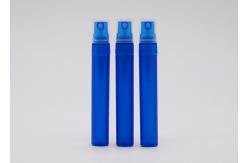 China 5ml 8ml 10ml Frosted Spray Bottle Blue Pen Shape Plastic Perfume Atomizer supplier